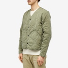 Save Khaki Men's Flight Quilted Liner Jacket in Olive