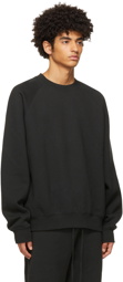 Essentials Black Pullover Sweatshirt