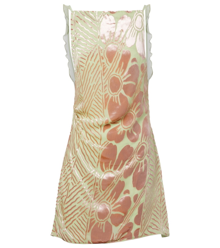 chinese dress ladies Zimmermann Natura Ruched Mini Dress Iris main image 0