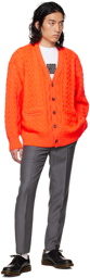 Undercover Orange Pocket Cardigan