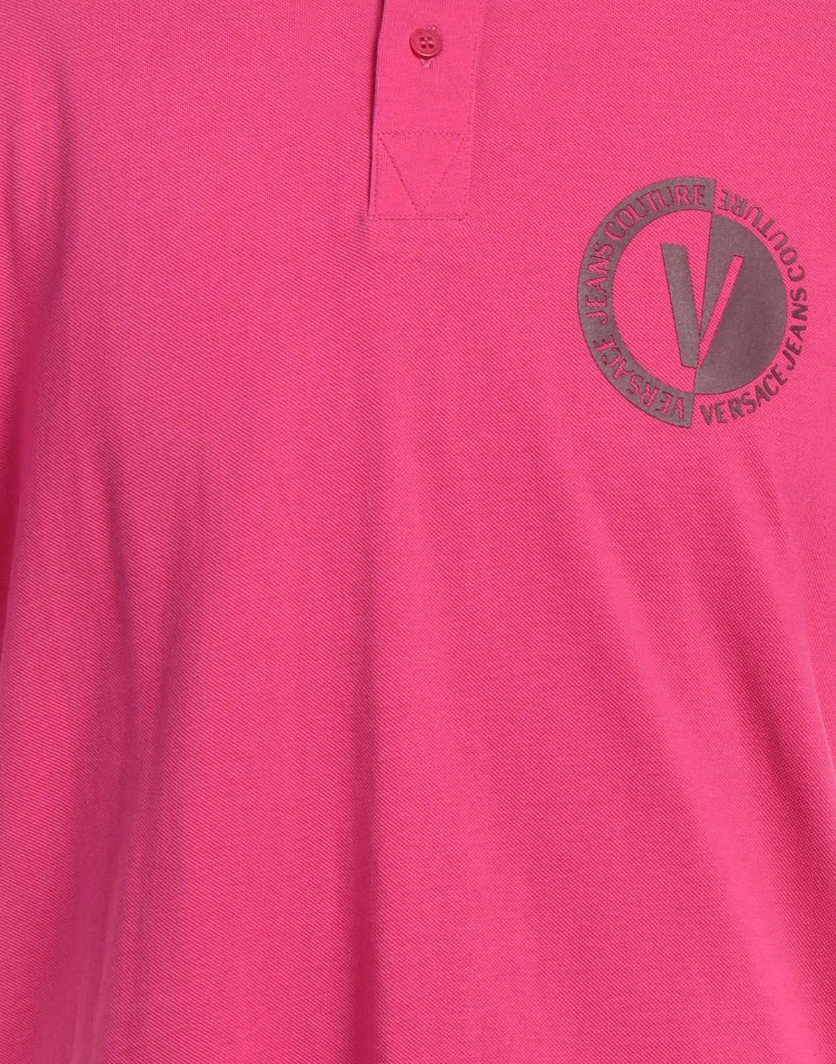 Versace Jeans Couture Mens Polo shirt Fuchsia