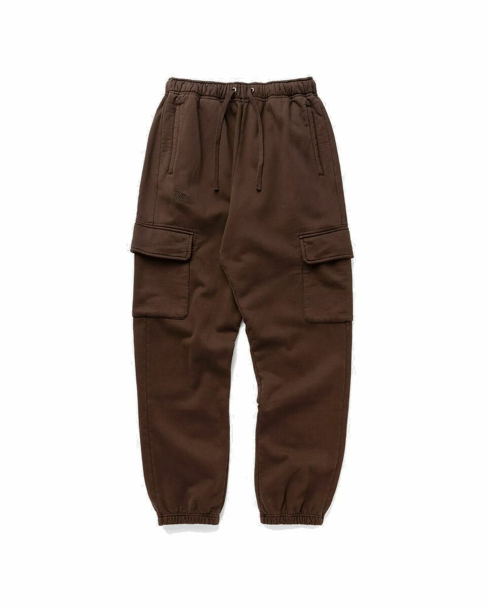 Photo: Patta Basic Pigment Dye Cargo Jogging Pants Brown - Mens - Sweatpants