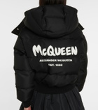 Alexander McQueen Logo puffer jacket