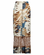 Manila Grace Womens Pants in Blue