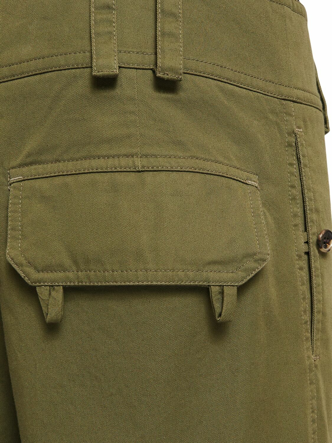 SAINT LAURENT Cotton Twill Cargo Pants Saint Laurent