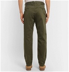 Engineered Garments - Andover Tapered Cotton-Twill Trousers - Men - Green