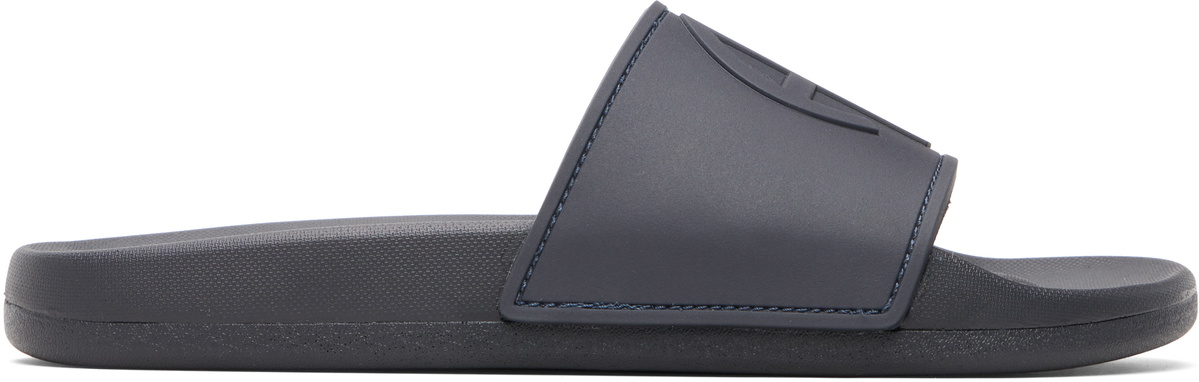 ANINE BING Navy Isla Slides