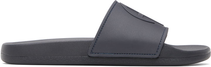 Photo: ANINE BING Navy Isla Slides