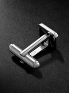 Mateo - Silver Onyx Cufflinks