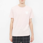 Wood Wood Men's Ace Double A Logo T-Shirt in Blush