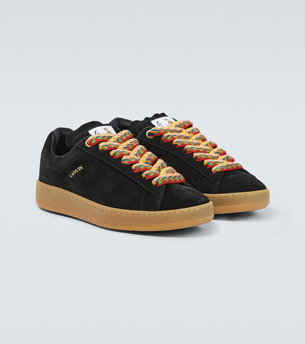 【関税込み】Lanvin タン Curb Lite スエード スニーカー Curb Lite Suede Sneakers | Lanvin