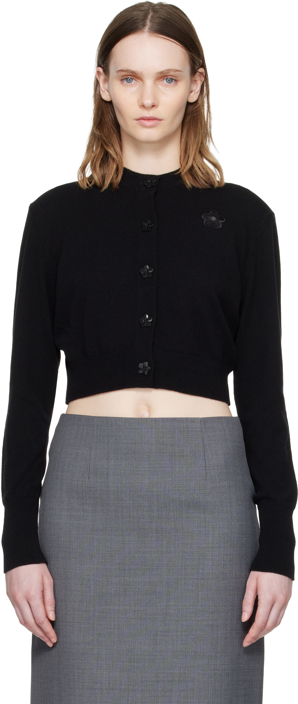 Cecilie Bahnsen Black Dua Cardigan