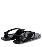 The Row - Fray satin thong sandals