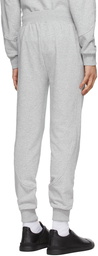 Ermenegildo Zegna Grey Ribbed Cuff Lounge Pants