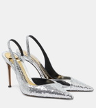 Alexandre Vauthier Sequined 105 slingback pumps