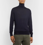 Aspesi - Merino Wool Rollneck Sweater - Blue