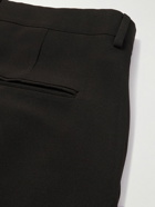 UMIT BENAN B - Wide-Leg Pleated Drill Trousers - Black