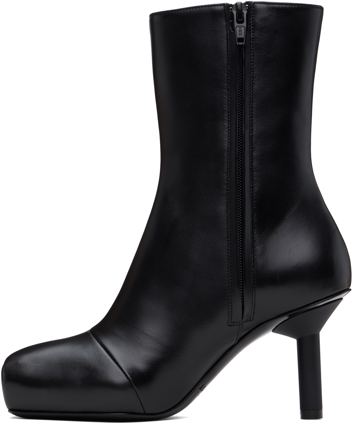 ALAINPAUL Black Pina Ankle Boots