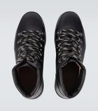 Manolo Blahnik Janka leather lace-up boots