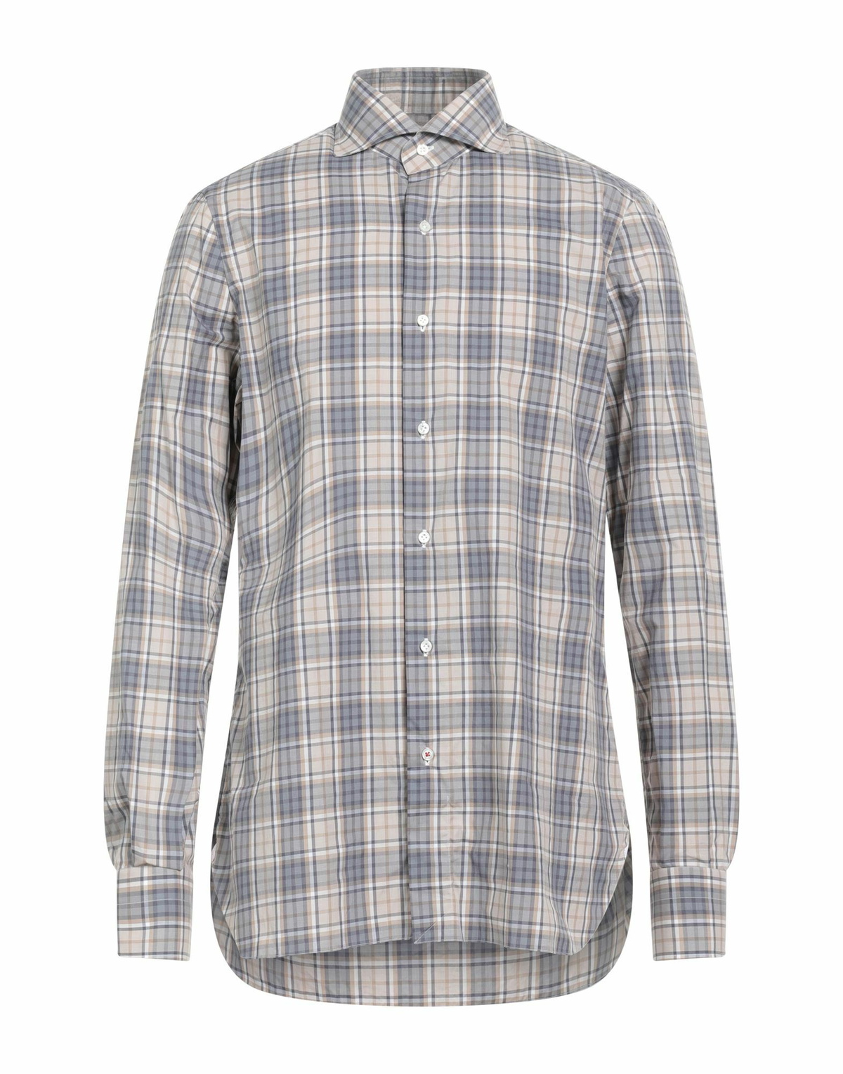Isaia Mens Shirt in Beige