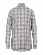 Isaia Mens Shirt in Beige