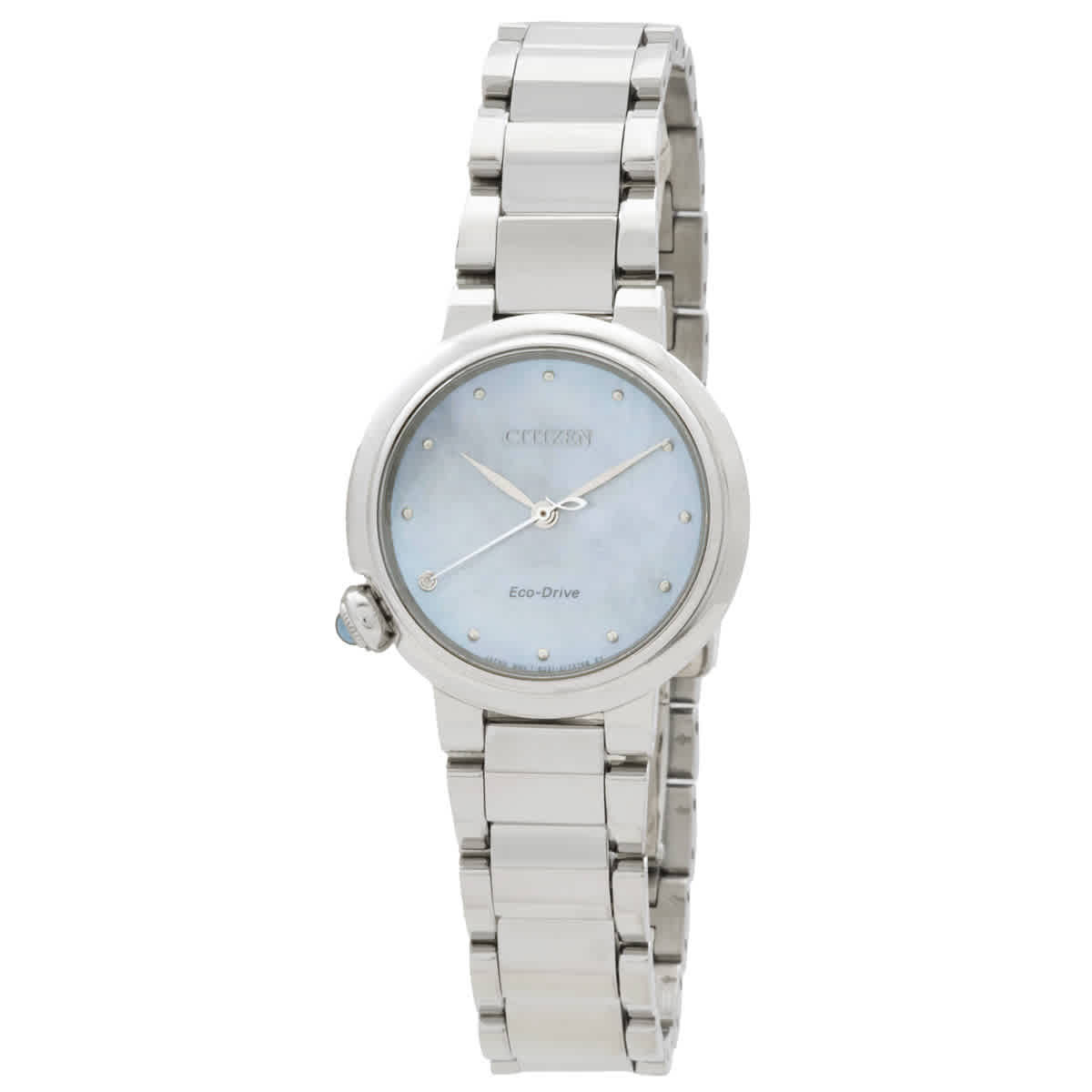 Citizen Eco-Drive White Mother of Pearl Dial Ladies Watch EM0910-80D