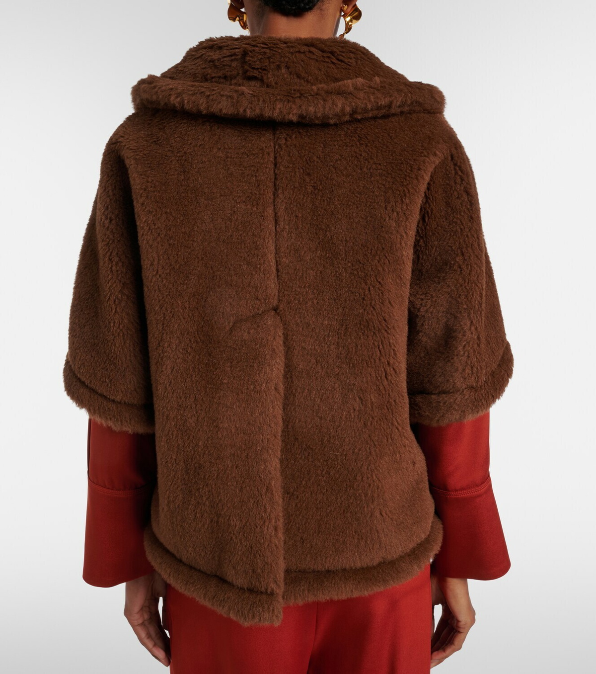 Max Mara Corvino teddy cape