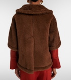 Max Mara Corvino teddy cape