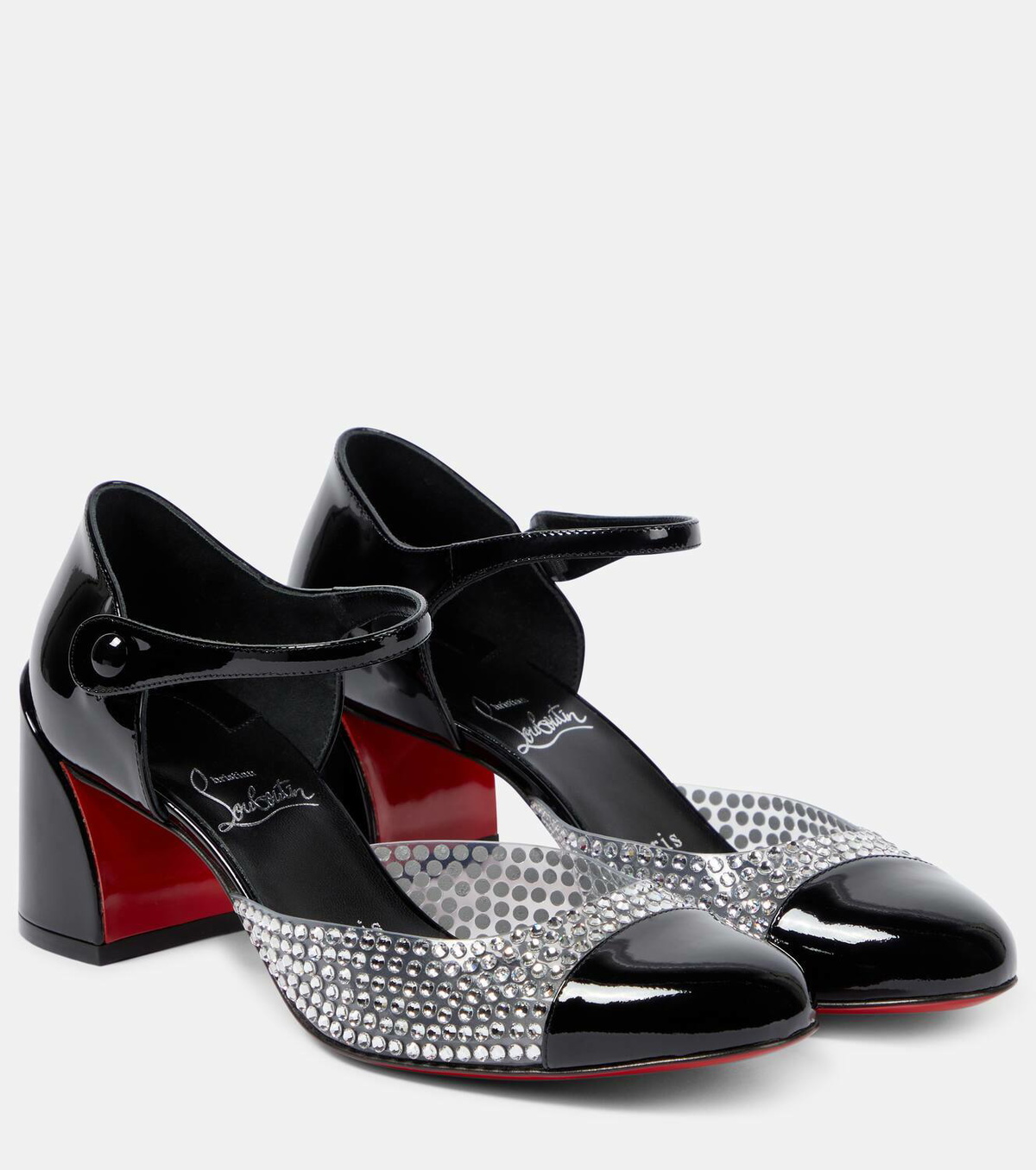 Christian Louboutinデニムウエッジソール38新品未使用