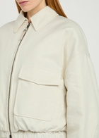 Brunello Cucinelli Padded Cotton-blend Jacket Cream