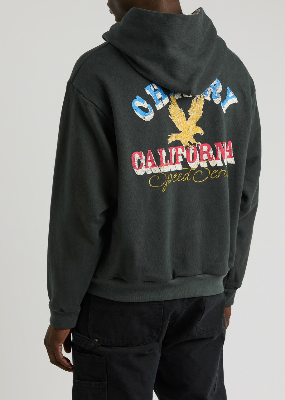 Cherry LA Speed Series Hooded Cotton Sweatshirt Black CHERRY LA