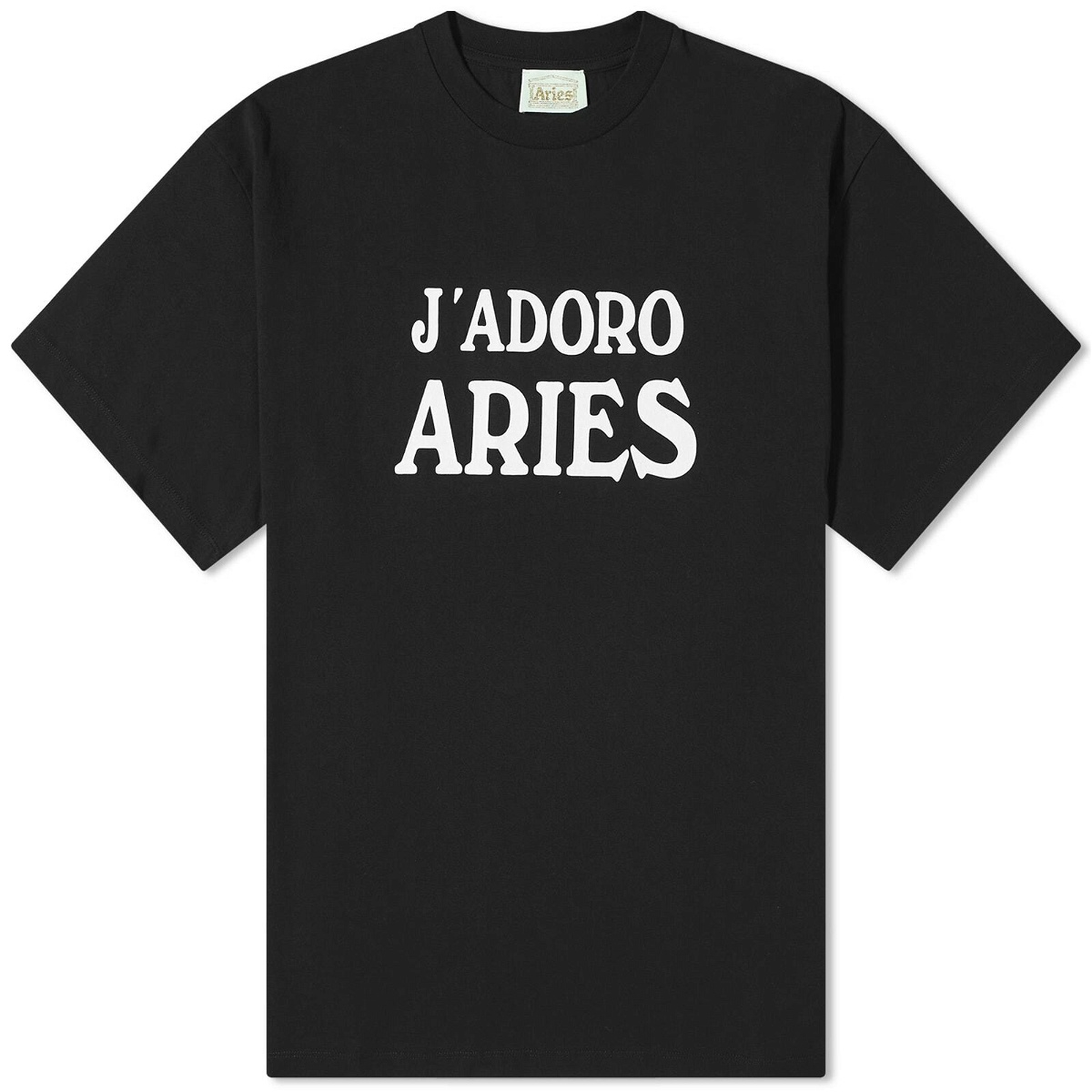 Photo: Aries J'adore T-Shirt in Black