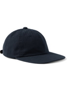 BEAMS PLUS - Herringbone Cotton Baseball Cap - Blue