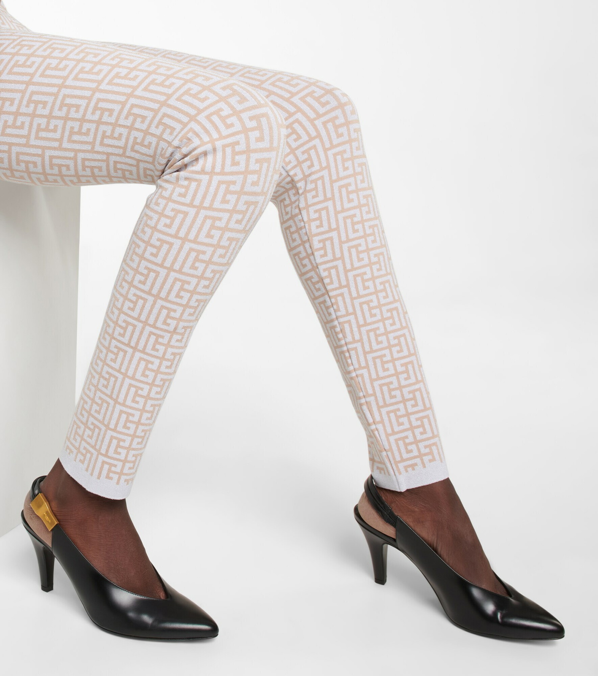 Balmain Leggings con logo 6r6c90