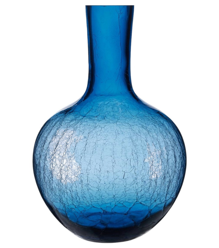 Photo: Polspotten Ball Body Large crackled glass vase