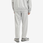 Sporty & Rich Men's Rizzolo Tennis Sweat Pants in Heather Grey/Caribbean