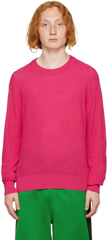 Photo: AMI Paris Pink Cotton Sweater
