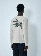 Stüssy Logo Motif Sweatshirt