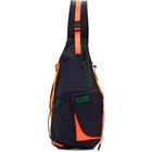 Master-Piece Co Navy Game-Neon Sling Backpack