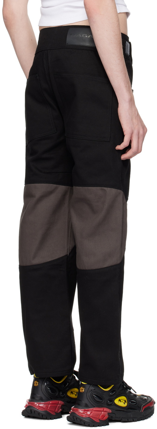 Raga Malak Black Velcro Trousers