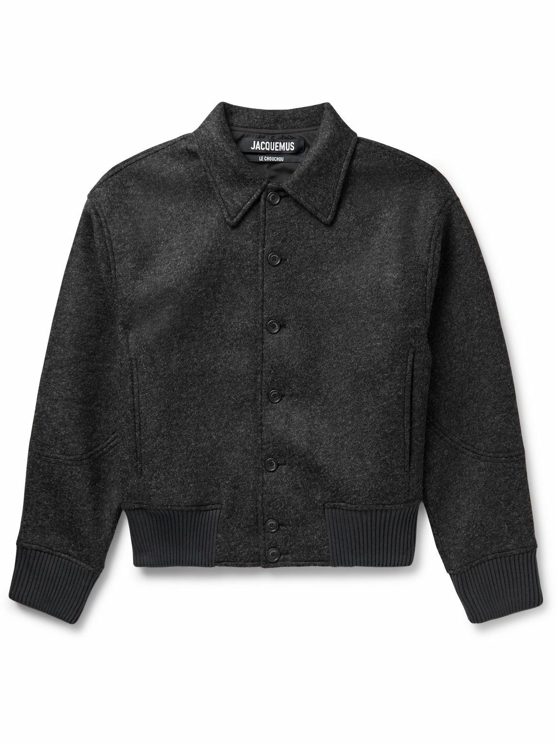 Jacquemus - Felt Bomber Jacket - Gray Jacquemus Jacquemus - Felt Bomber Jacket - Gray Jacquemus