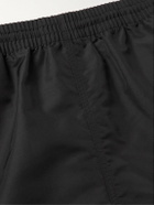 Balenciaga - Straight-Leg Short-Length Logo-Print Swim Shorts - Black