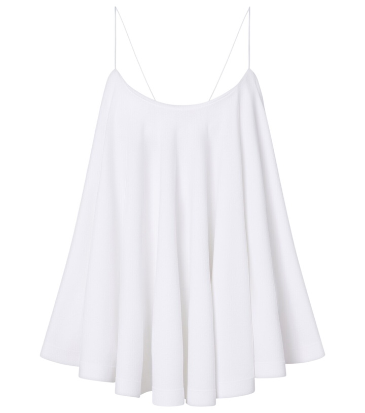 Photo: Jacquemus Voile open-back jersey top