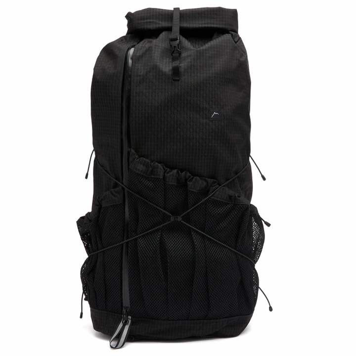 Photo: CAYL Men's Mari Roll Top B-Grid Backpack in Black 