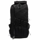 CAYL Men's Mari Roll Top B-Grid Backpack in Black 