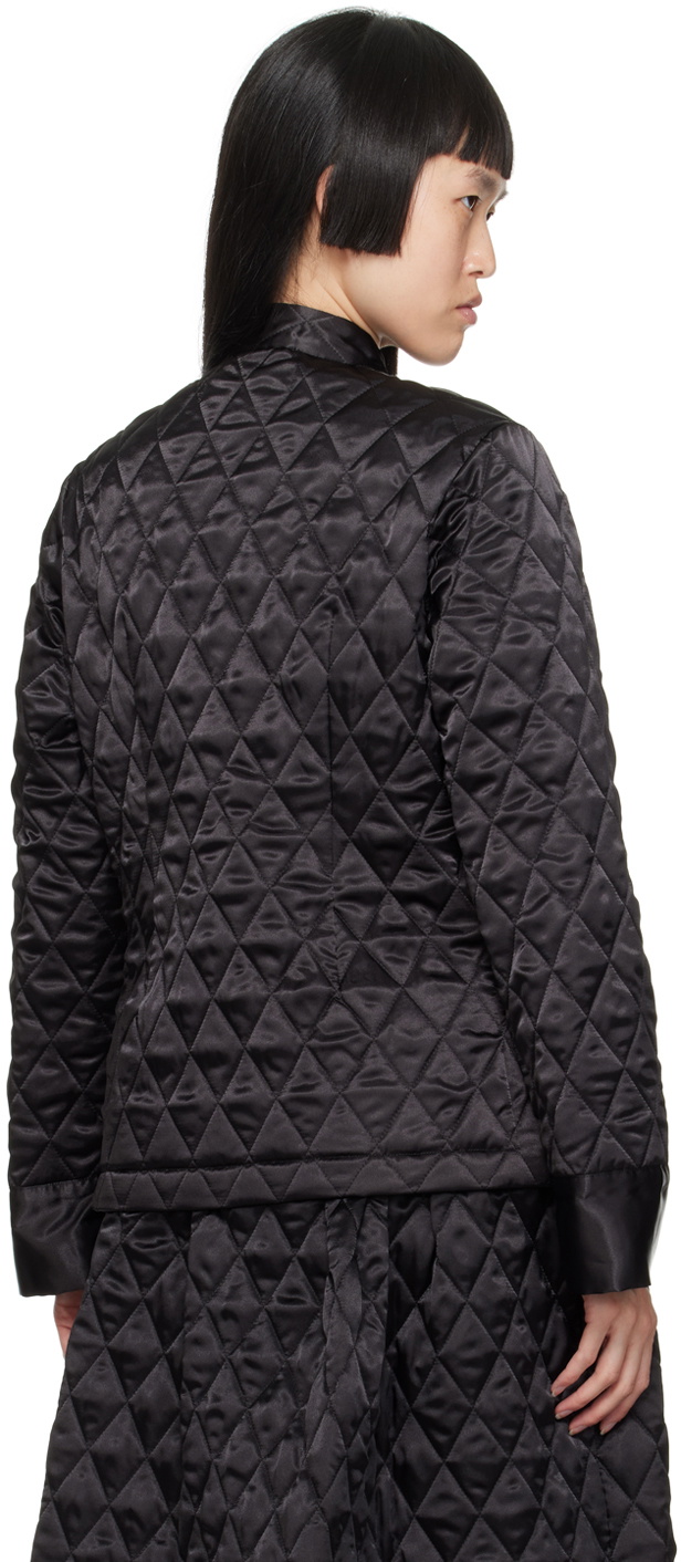 Tao Comme Des Garçons Black Quilted Jacket