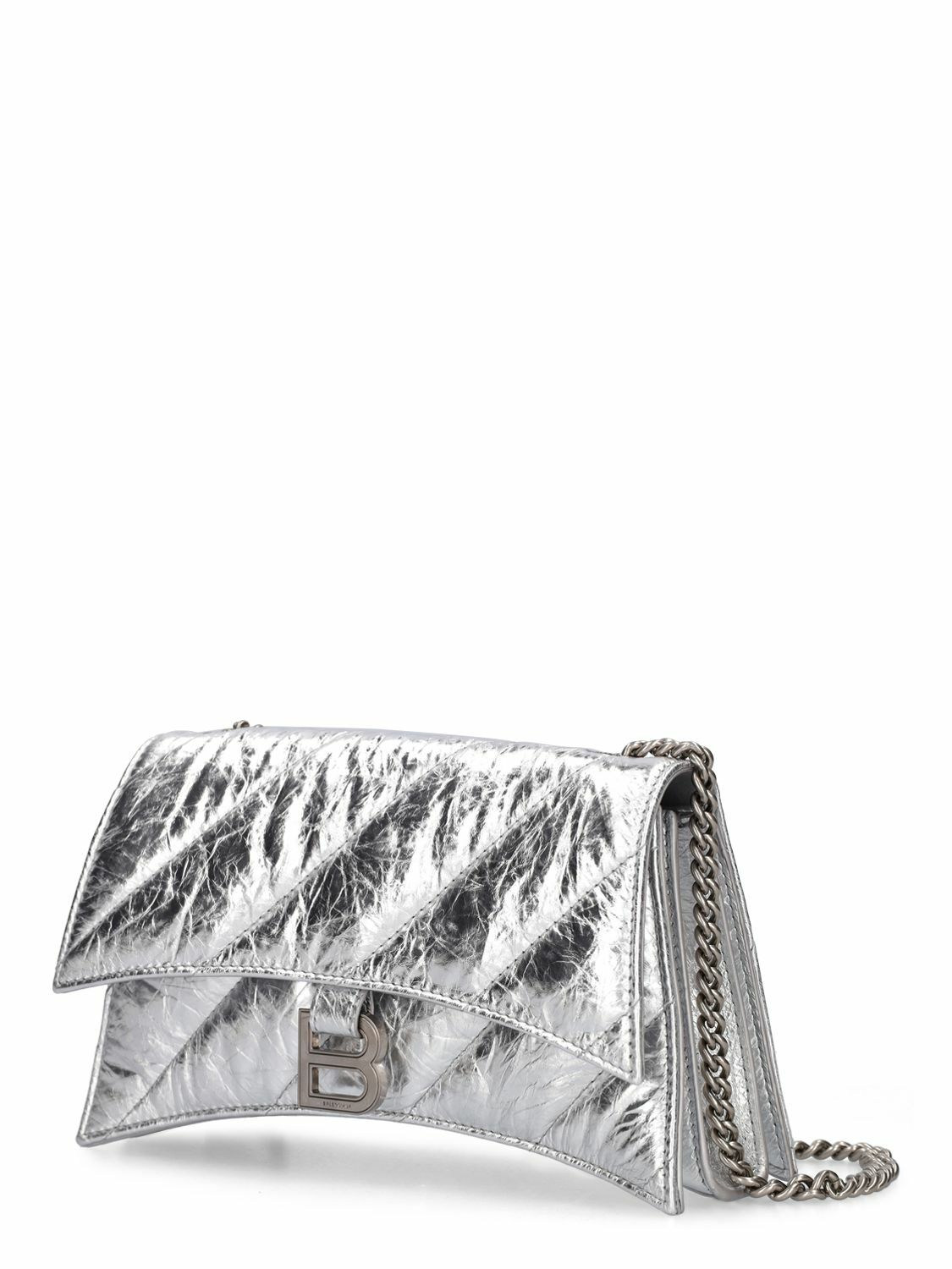 BALENCIAGA - Crush Xs Quilted Leather Shoulder Bag Balenciaga