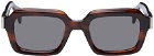 Vivienne Westwood Brown Small Square Sunglasses