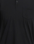 Crossley Mens Polo shirt in Black