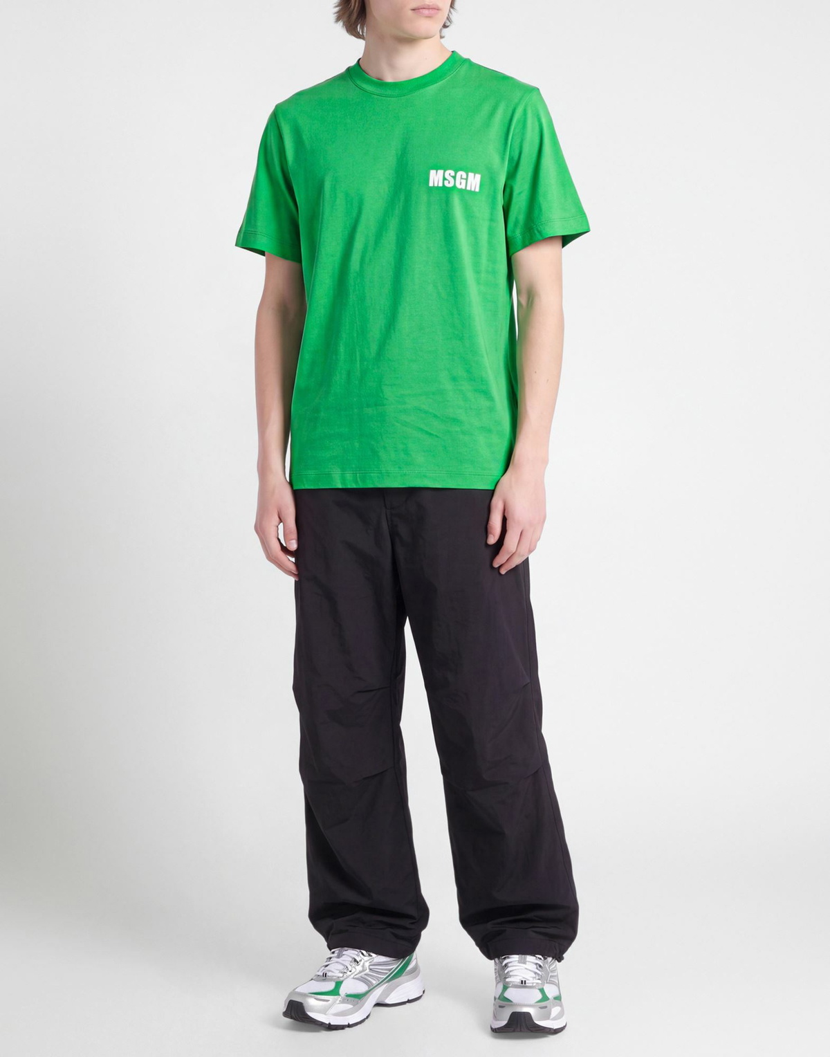 Msgm Mens T-shirt in Green